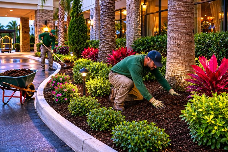 Apartment Mulching in Ventura County, CA