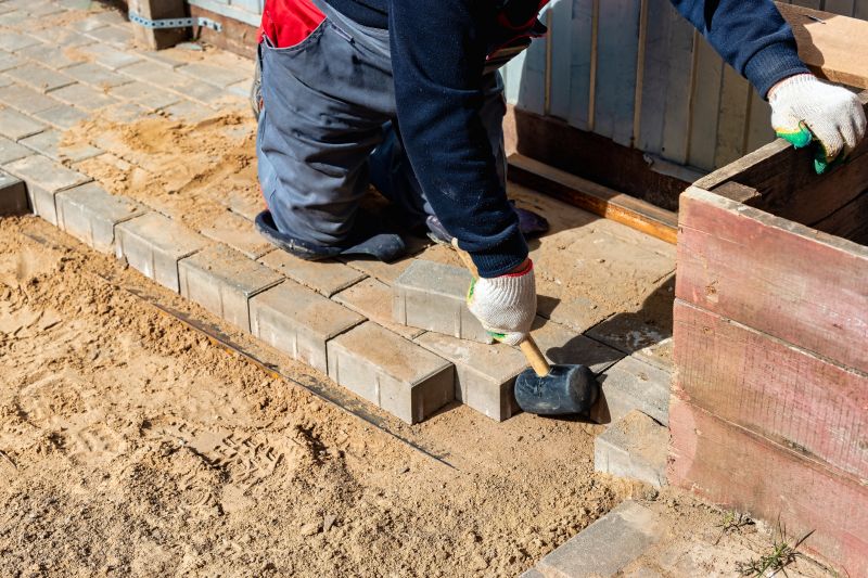 Brick Hardscape Construction in Greenwich, CT