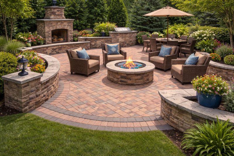 Brick Hardscape Construction in Burlington, VT