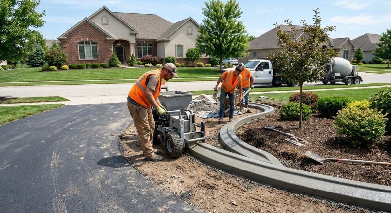 Concrete Curbing Installation in Citrus County, FL