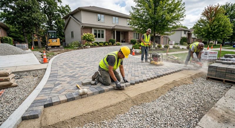 Driveway Pavers Replacement in Denver, CO