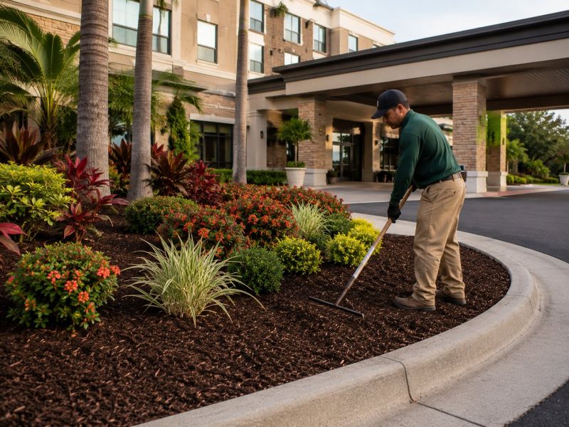 Hotel Mulching in Ventura County, CA