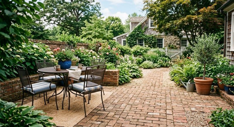 Patio Brick Installation in Boston, MA