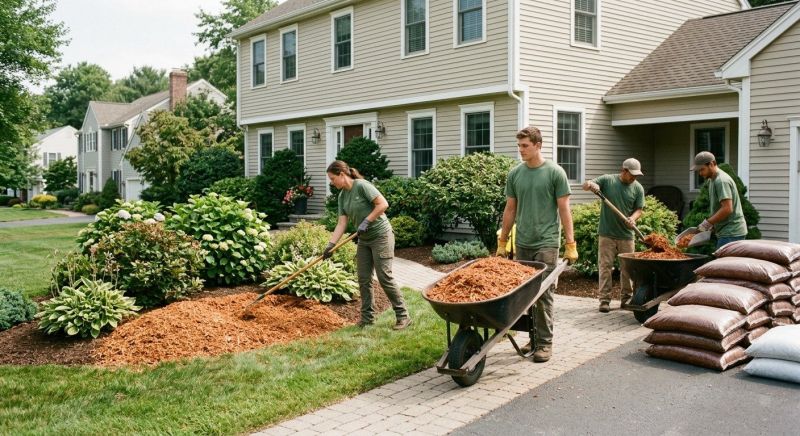 Shredded Mulch Installation in Honolulu, HI
